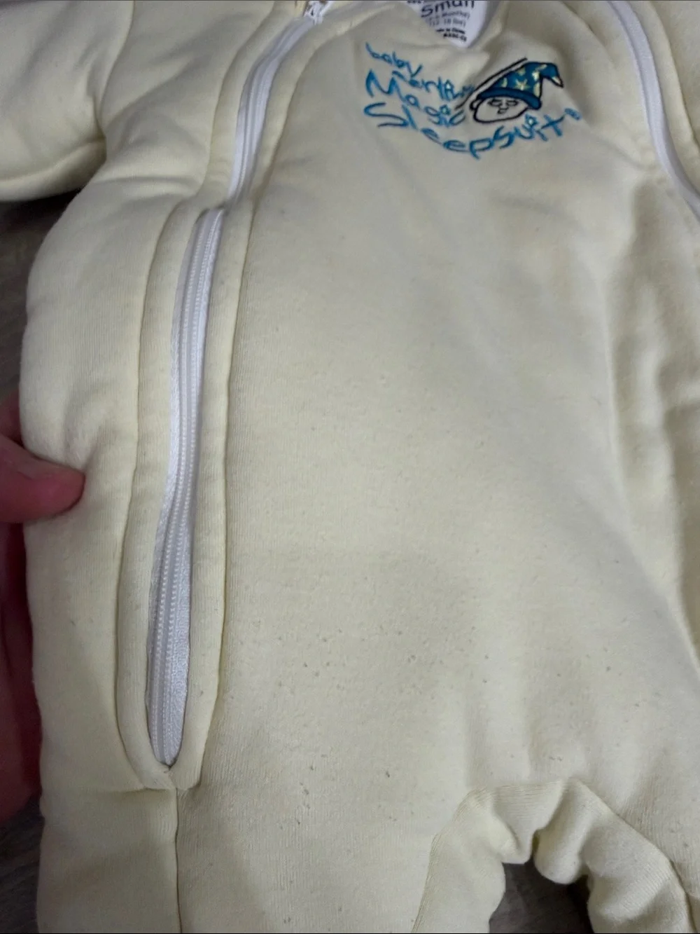 Magic Sleepsuit Baby One-Piece in Pale Yellow